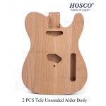 HOSCO 2 PCS Alder Tele Maple Guitar Kit